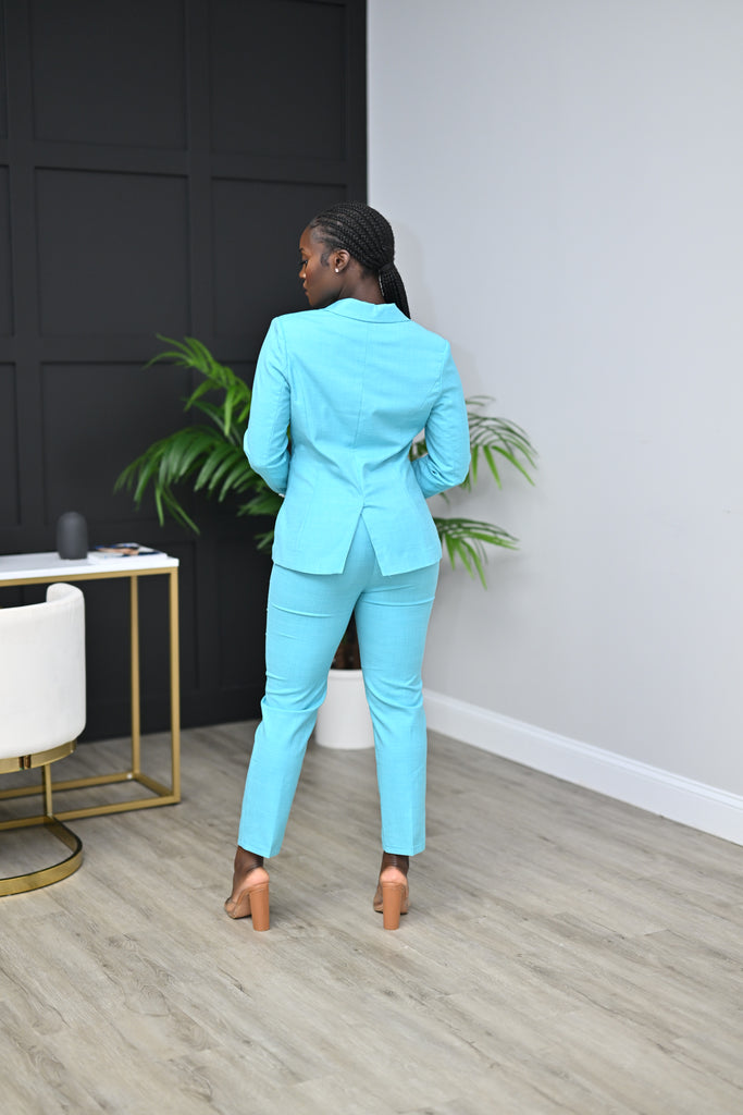 Out of the Blue Suit - Belle Business Wear 