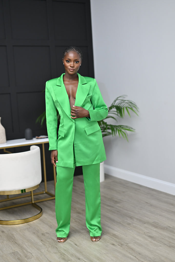 Sophisticated Suit - Green - Belle Business Wear 