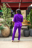 Bossed Up Suit- Purple - Belle Business Wear 