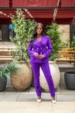 Bossed Up Suit- Purple - Belle Business Wear 
