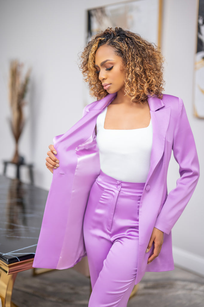 Sophisticated Suit - Lavender - Belle Business Wear 